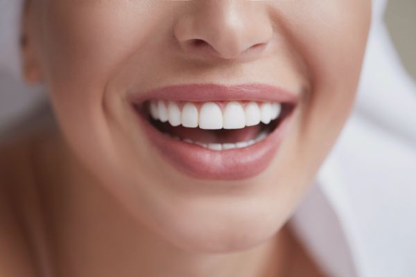 Woman smiling
